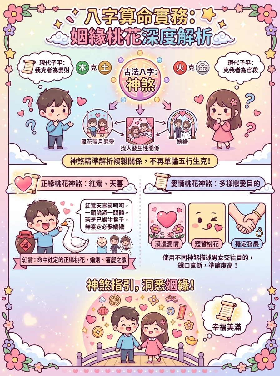 八字算命實務：姻緣桃花深度解析