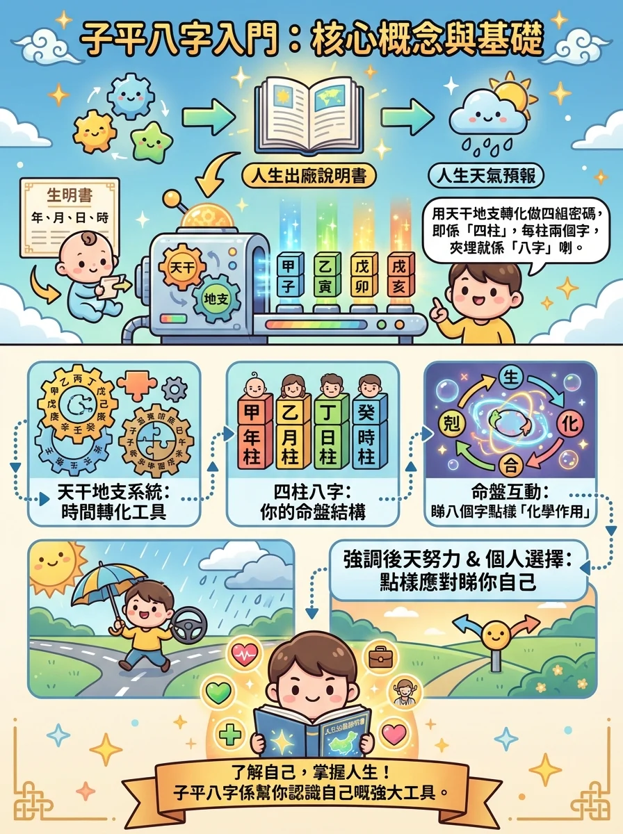 子平八字入門：核心概念與基礎