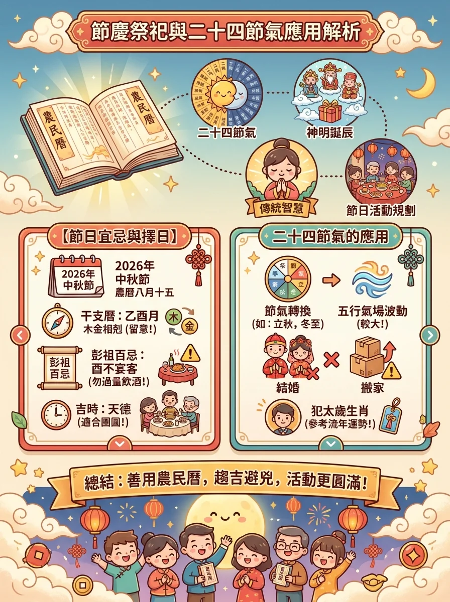 節慶祭祀與二十四節氣應用解析