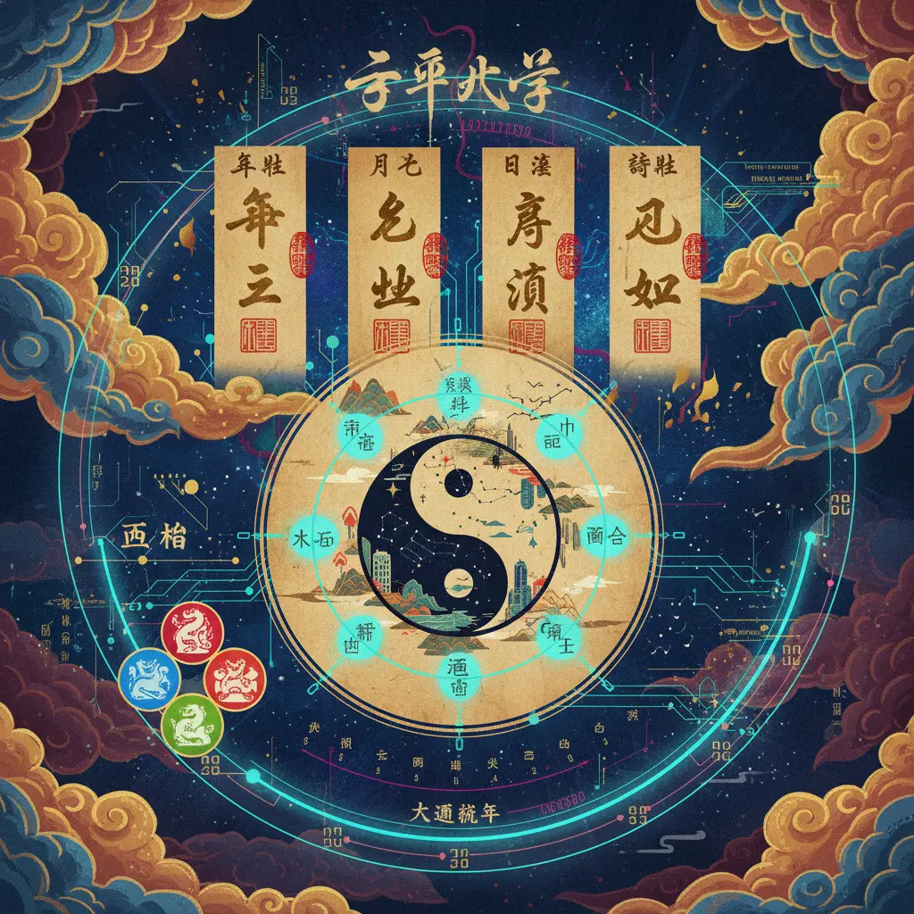 子平八字 - 八字命盤